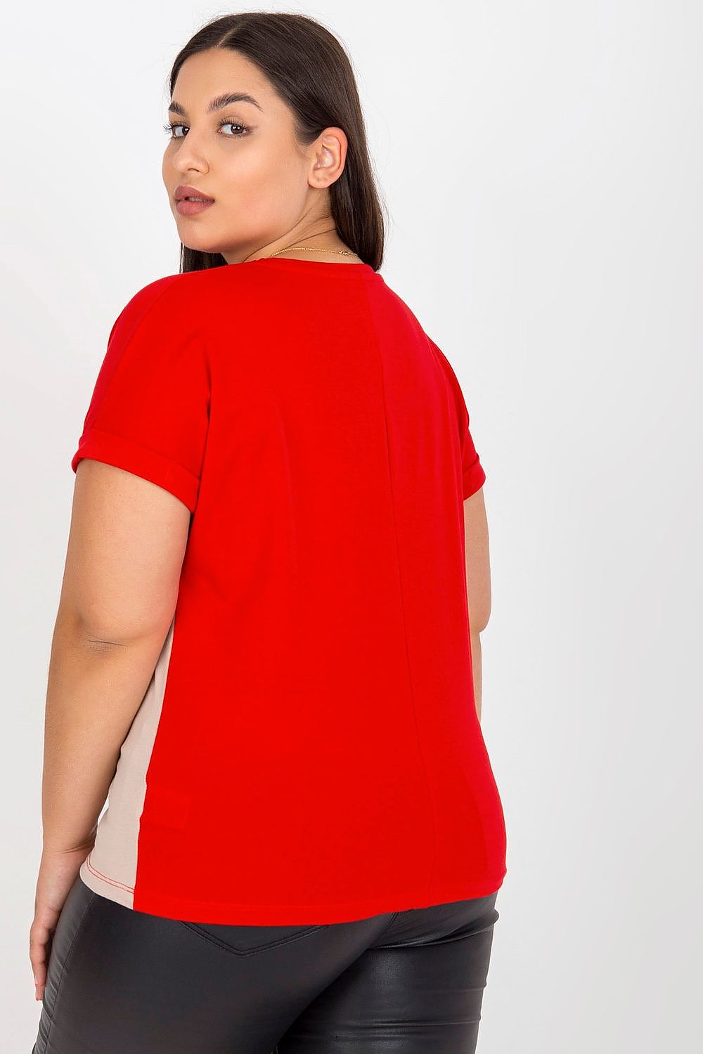 Plus size T-shirt model 166733 Relevance